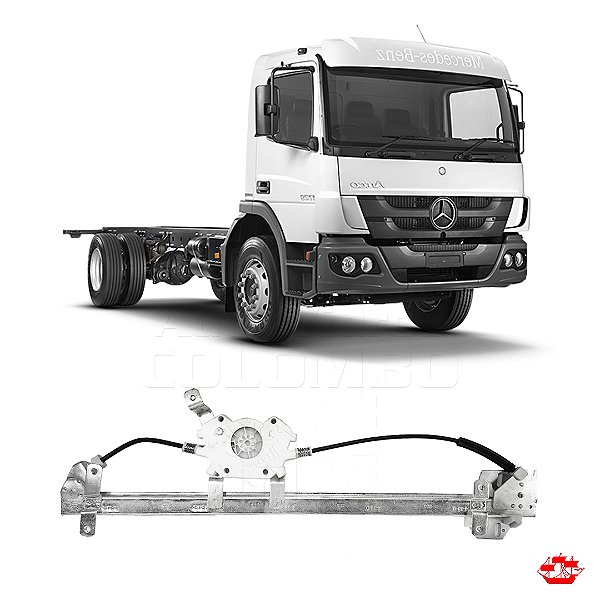 MAQ VIDRO ELET MB ATEGO MABUCHI LD AXOR/1938S