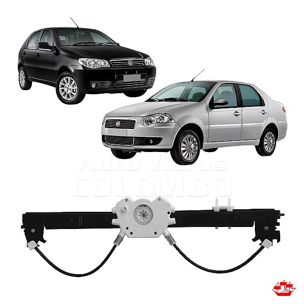 MAQ VIDRO ELET PALIO 4 PTA DIANT LD MABUCHI ZINNI