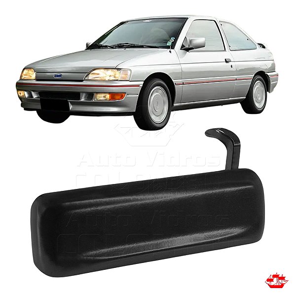 MAÇANETA EXT ESCORT/VERONA 93..96 LE METAL PRETA