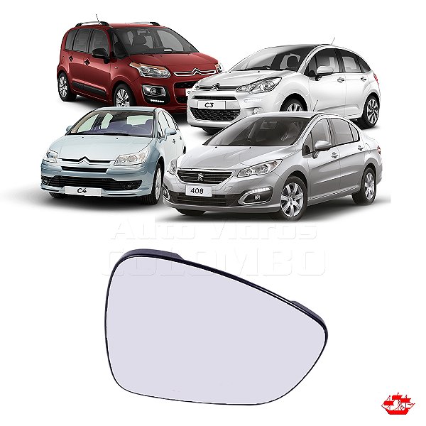 LENTE C/BASE PEUGEOT 308/408/AIRCROSS/C4 PALLAS LD C3 13../C3 PICASSO/C4 PICASSO ..19/C4 LOUGE ..20