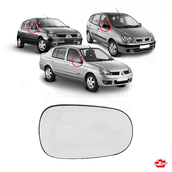 LENTE C/BASE SCENIC/CLIO 99..11 LD SYMBOL 09..12/MEGANE 98..05