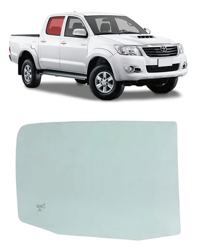 HILUX 05..15 VIDRO PTA TRAS LD VERDE SK