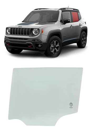 JEEP RENEGADE VIDRO PTA TRAS LE VERDE SK