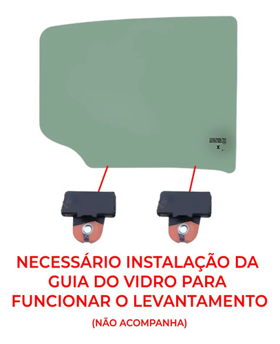 S10 NOVA 12..25 VIDRO PTA TRAS LD VERDE SK