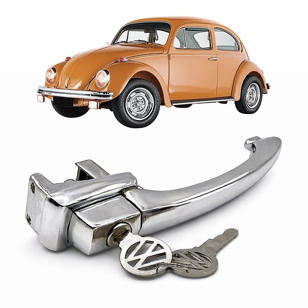 MAÇANETA EXT FUSCA 59 A 77 DIANT LE/LD C/CHV CROMADA