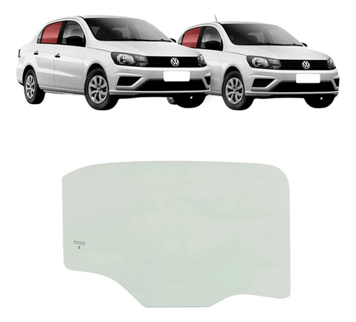 GOL GV VIDRO PTA TRAS LD VERDE SK
