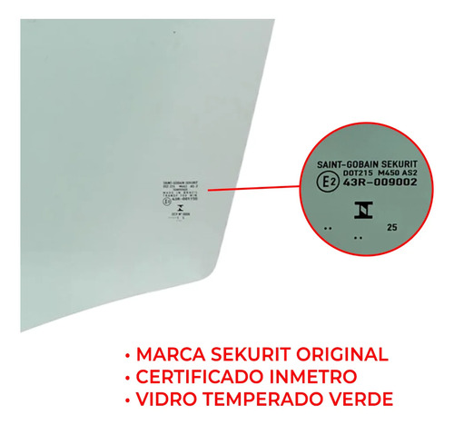 PALIO 4 PTA VIDRO PTA TRAS LE VERDE SK