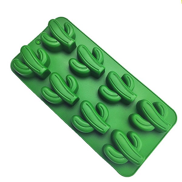 Molde de Silicone Atacado Cacto Resina Artesanato Chocolate
