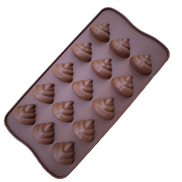 Forma Molde Silicone Emoji Memes Emoticon Cocô Cocozinho