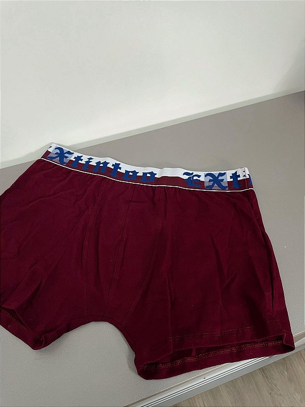 Cueca Boxer em Cotton Bordô
