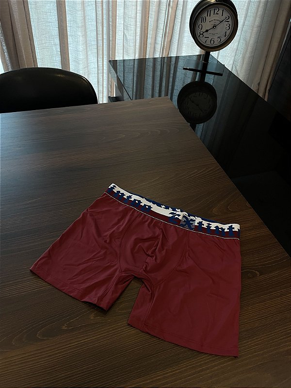 Cueca Boxer Perna Alongada Bordo 0925