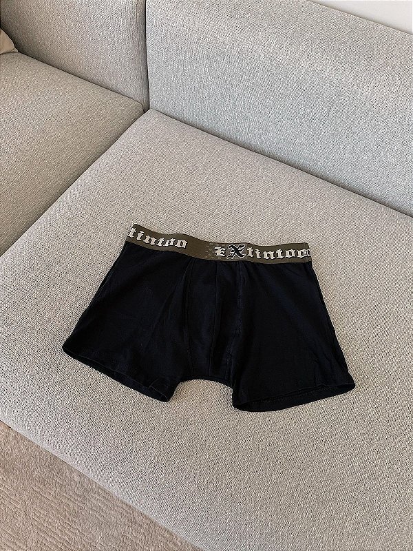 Cueca Boxer em Cotton 0913 preta
