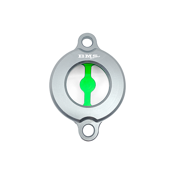 Tampa Filtro Óleo com visor para Kawasaki BMS Racing