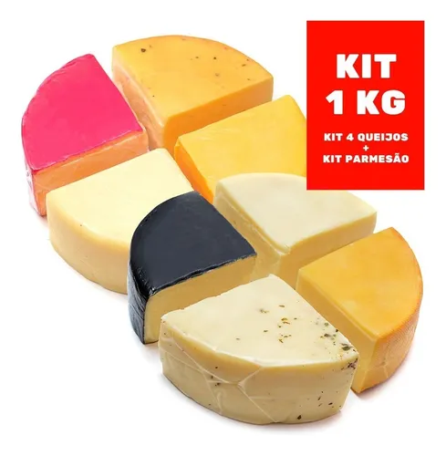 Kit 8 Queijos 1 Kg De Região Da Serra Da Canastra