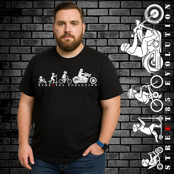 CAMISETA DE MOTO CUSTOM EVOLUTION