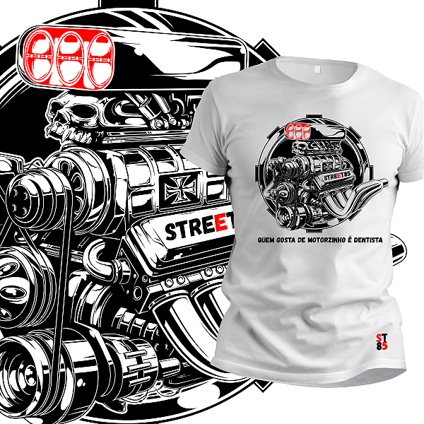 CAMISETA MOTOR V8