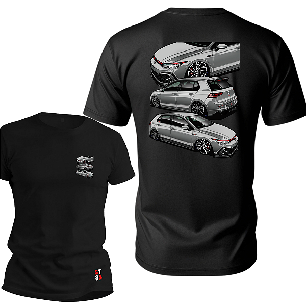 CAMISETA GOLF MK8 COSTAS
