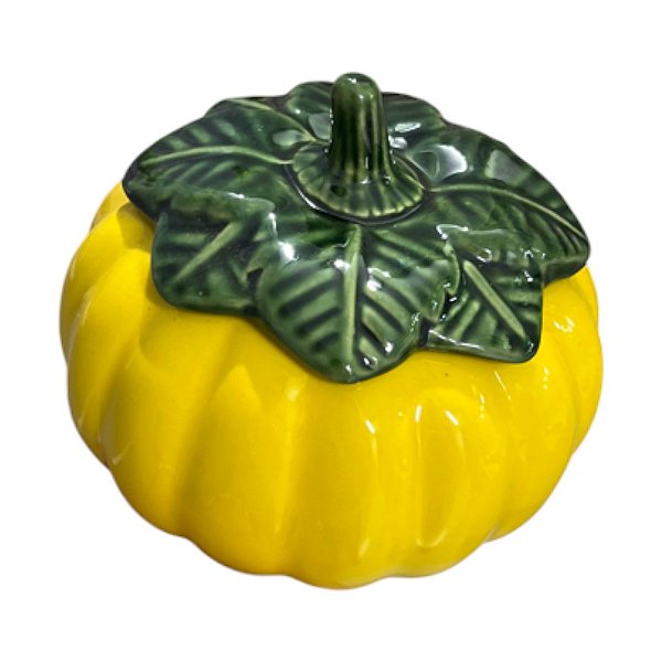 Tigela Cerâmica Mini Moranga Abóbora 800ml Amarelo