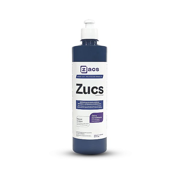 Revitalizador de Plásticos Zucs 500ml 3 em 1 - Zacs