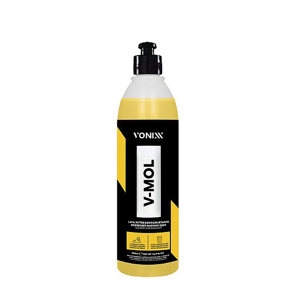 Shampoo Desincrustante V-Mol 500ml Diluição: Até 1:100 - Vonixx