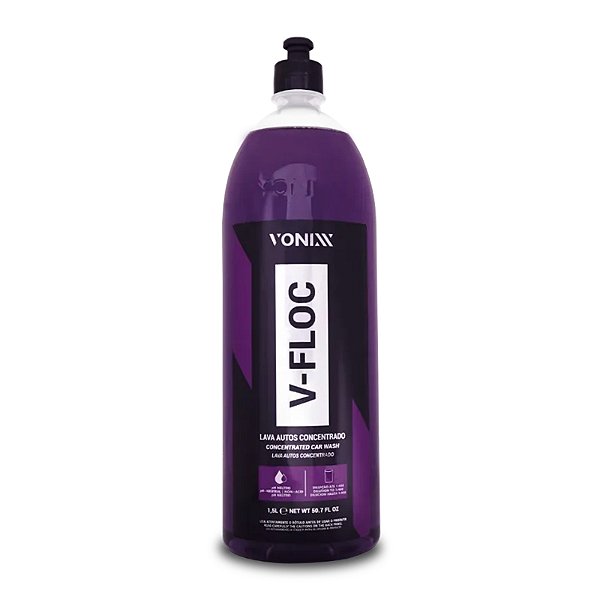 Shampoo Super Concentrado V-Floc 1,5L Diluição: Até 1:400