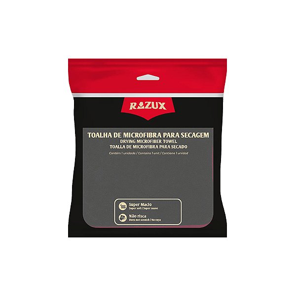 Toalha de Microfibra para Secagem 40x60 600gsm - Razux