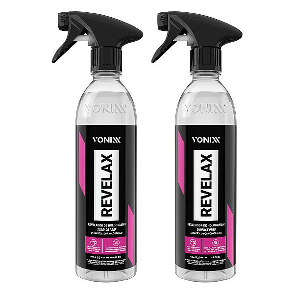 Kit com 2 Revelax Revelador de Hologramas 500ml - Vonixx