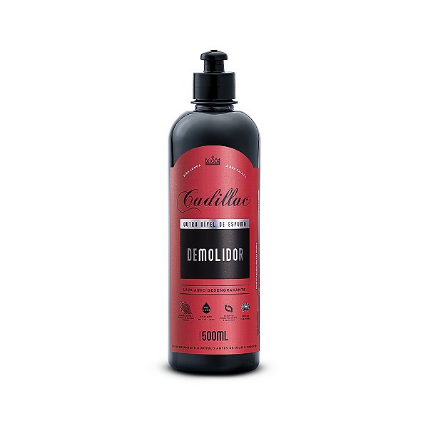 Shampoo Demolidor Desengraxante 500ml Diluição: Até 1:200 - Cadillac
