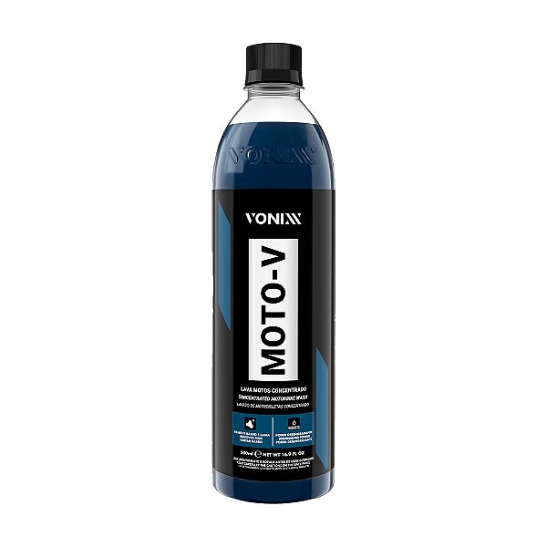 MOTO-V Lava Motos Concentrado 500ml Diluição até 1:200 - Vonixx