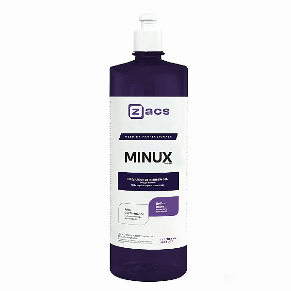MINUX Maquiador de Pneus em Gel 1L - Zacs