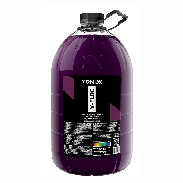 Shampoo Super Concentrado V-Floc 5L Diluição: Até 1:400