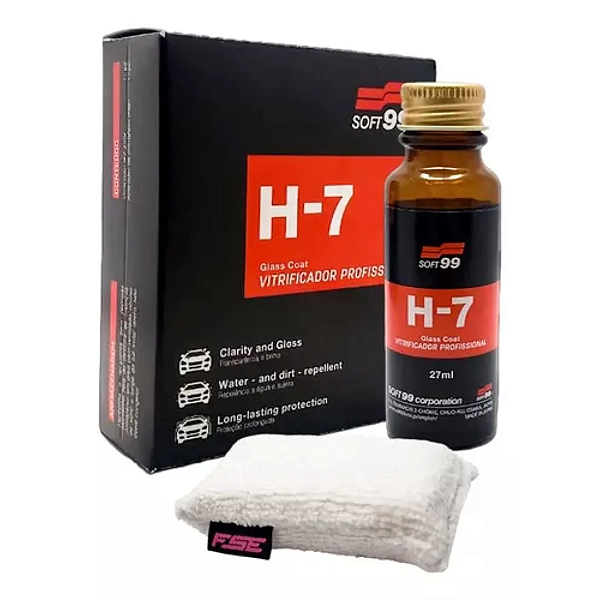Vitrificador Profissional de Pintura H-7 27ml - Soft99
