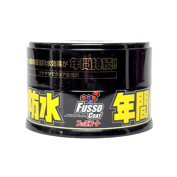Cera Fusso Coat Black 200g (Para cores escuras) - Soft99