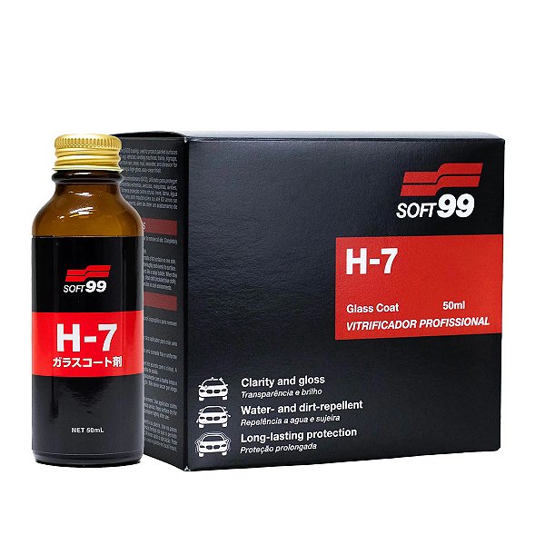 Vitrificador Profissional de Pintura H-7 50ml - Soft99