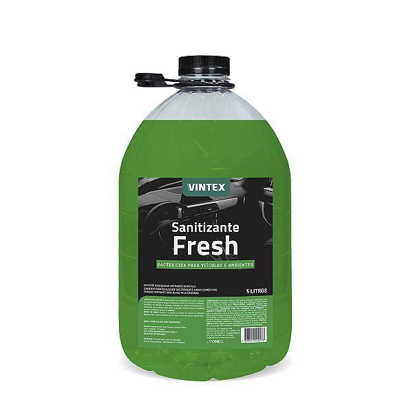 Sanitizante Fresh - Aromatizante Bactericida para Veículos e Ambientes 5L - Vintex