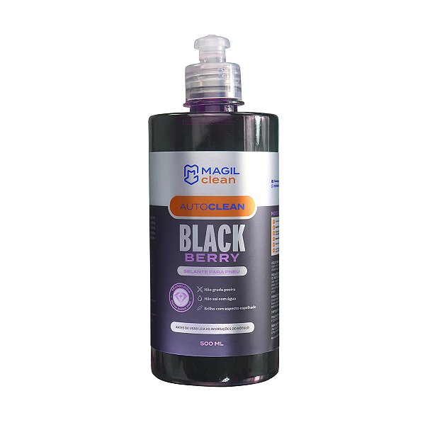 Selante para Pneu Black Berry 500ml - Magil Clean
