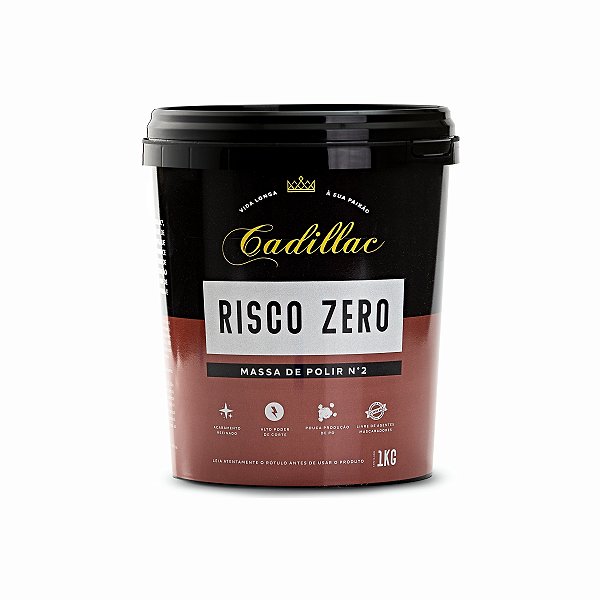 Massa de Polir Risco Zero 1kg - Cadillac
