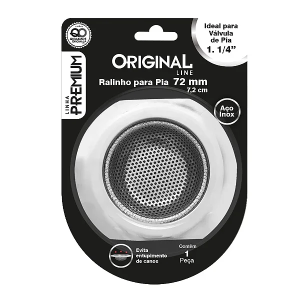 RALINHO INOX MD 7,2 CM PREMIUM