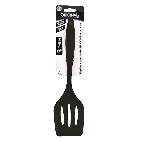 ESPATULA VAZADA SILICONE 28CM