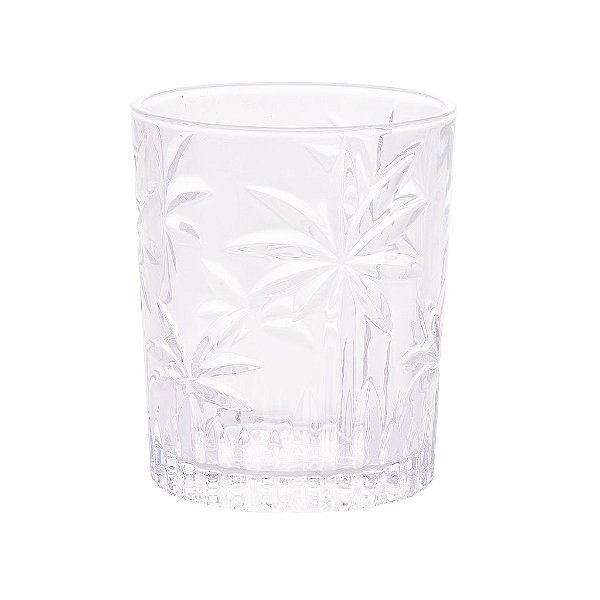 Conjunto 6 Copos Baixo de Cristal Palm Tree 340ml - Wolff
