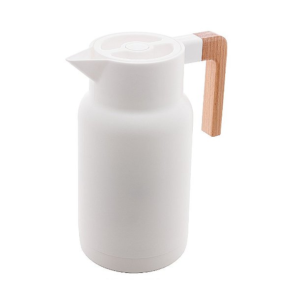 Garrafa Térmica de Plástico Organic Branca 1L - Lyor