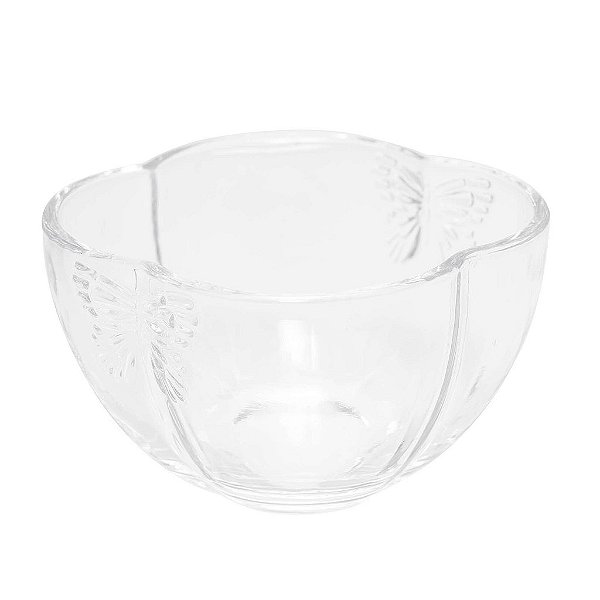 Conjunto 4 Bowls de Vidro Butterfly 11cm x 11cm x 6,5cm - Wolff