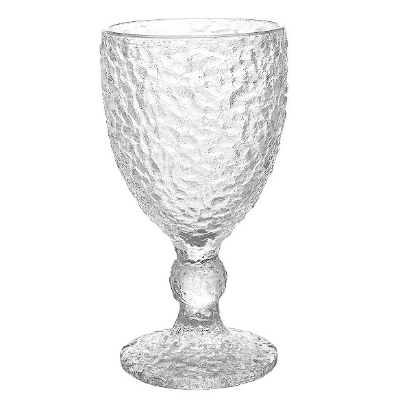Conjunto 6 Taças de Água de Cristal Martelado Petra 320ml - Lyor