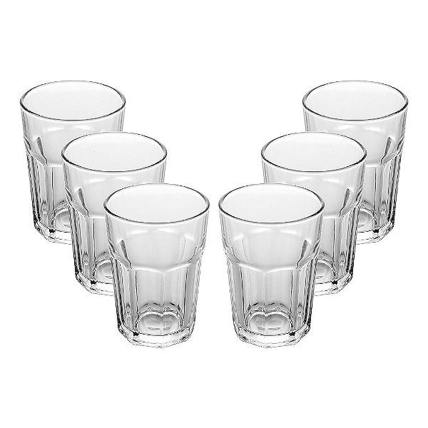 Conjunto 6 Copos Altos de Vidro Allure 310ml - Wolff