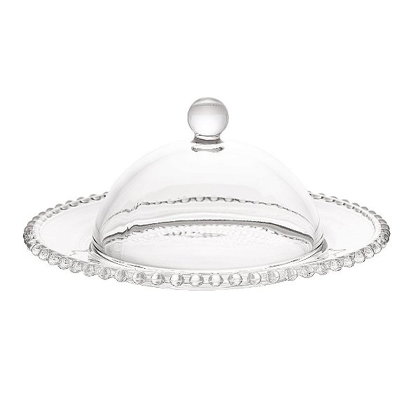 Queijeira de Cristal Pearl 20cm x 9cm - Wolff
