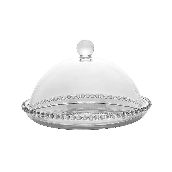 Queijeira de Cristal Pearl 20cm x 12cm - Wolff