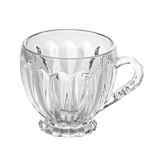 Conjunto 6 Xícaras de Cristal Renaissance 200ml - Lyor