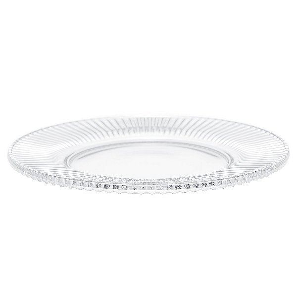 Sousplat de Cristal Renaissance 31,5cm - Lyor