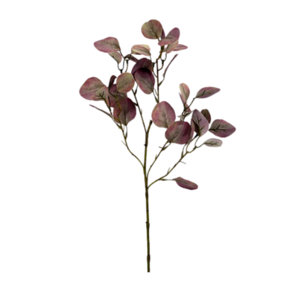 Haste Folha Eucalipto 3D 65cm - Lavanda Outonado