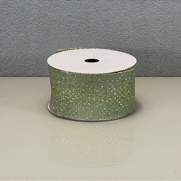 Fita Decorativa Estampa Poá 6.3cm x 9.14m